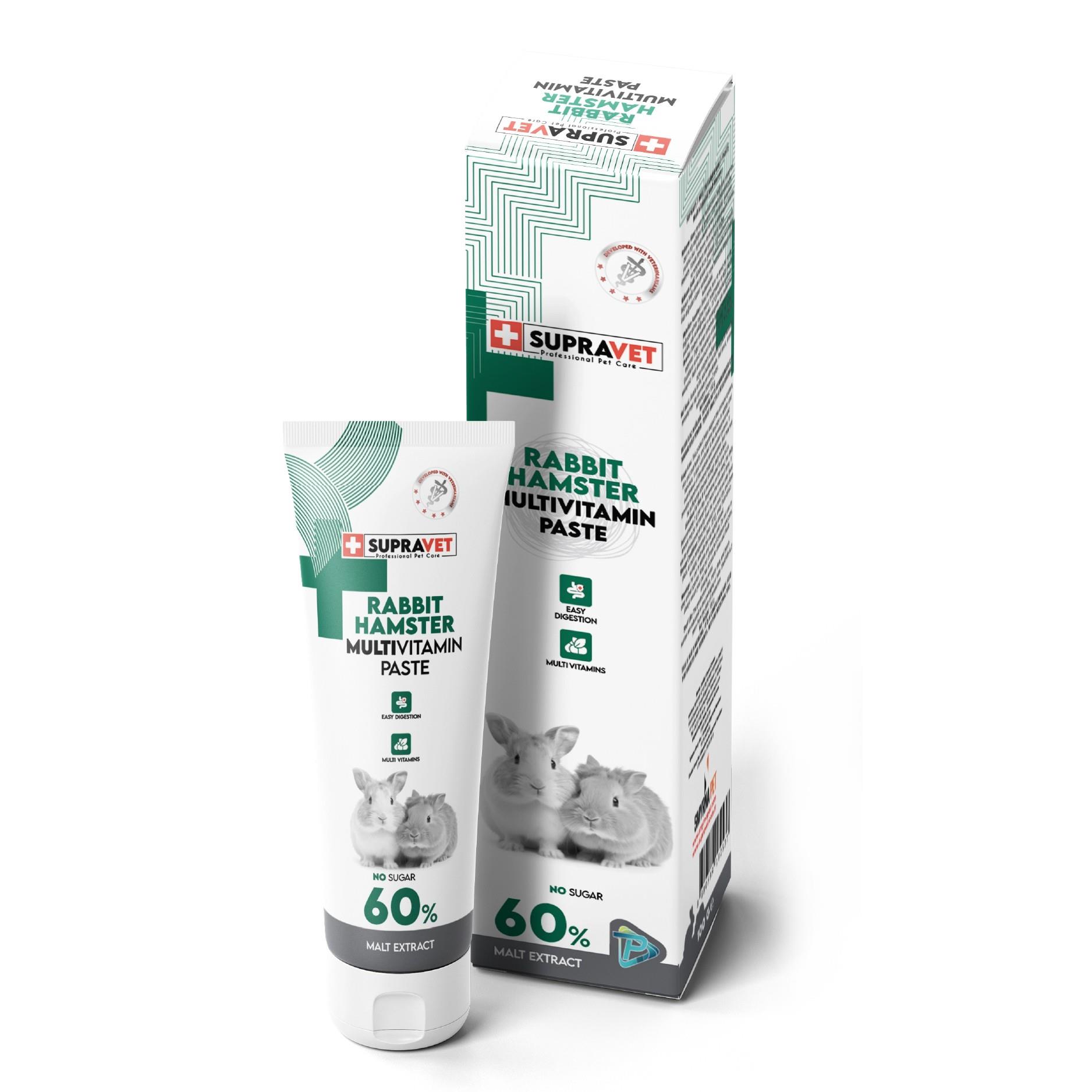 Supravet Kemirgen için Multi Vitamin Malt Paste 100 Gr