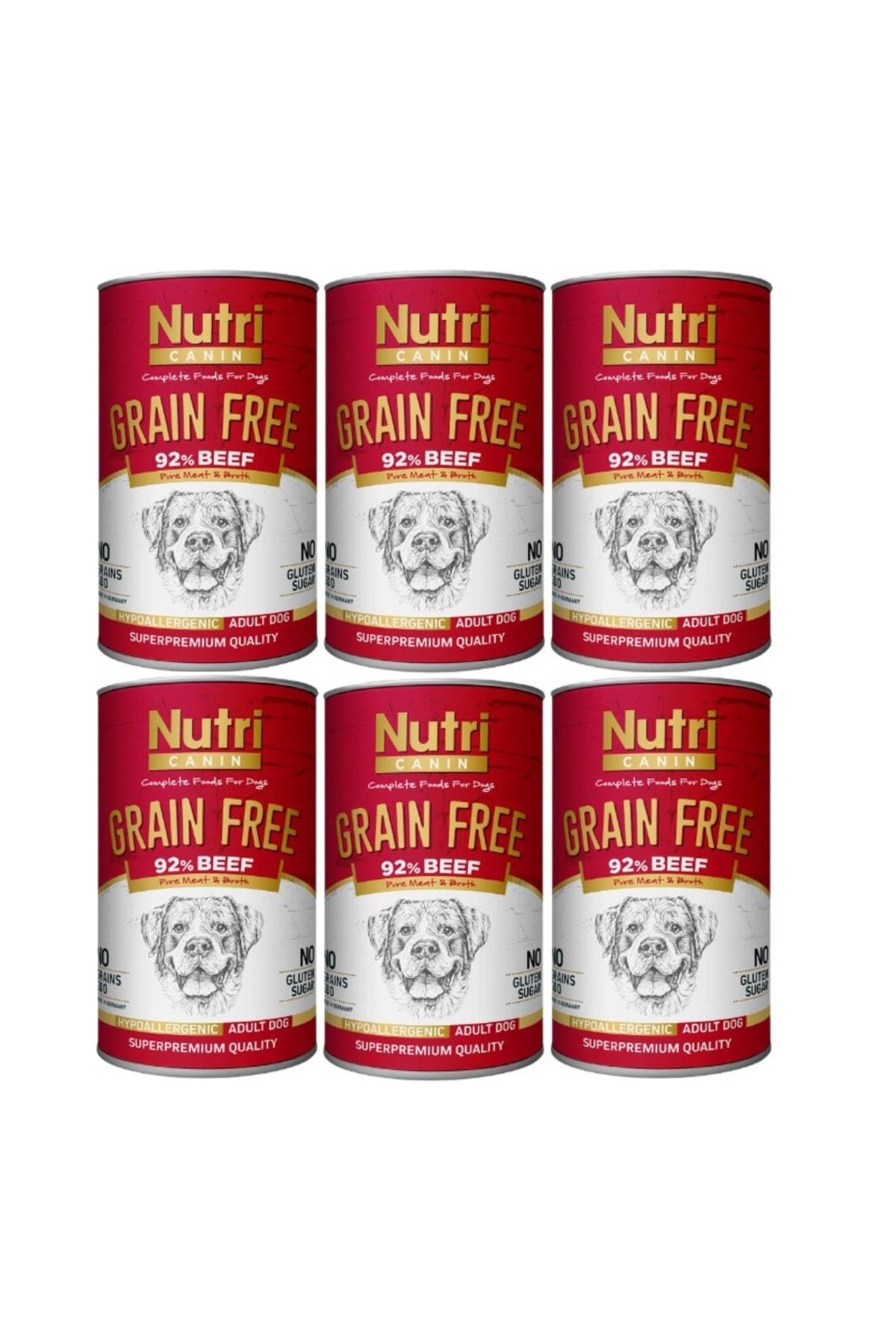 Canın Tahılsız Sığır Etli Yaş Köpek Maması 400 Gr X 6 Adet