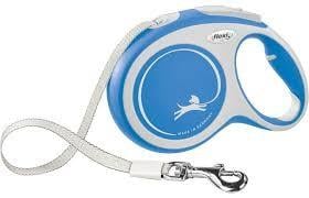 Flexi New Comfort Otomatik Mavi Serit Gezdirme Kayışı Small 5 Metre