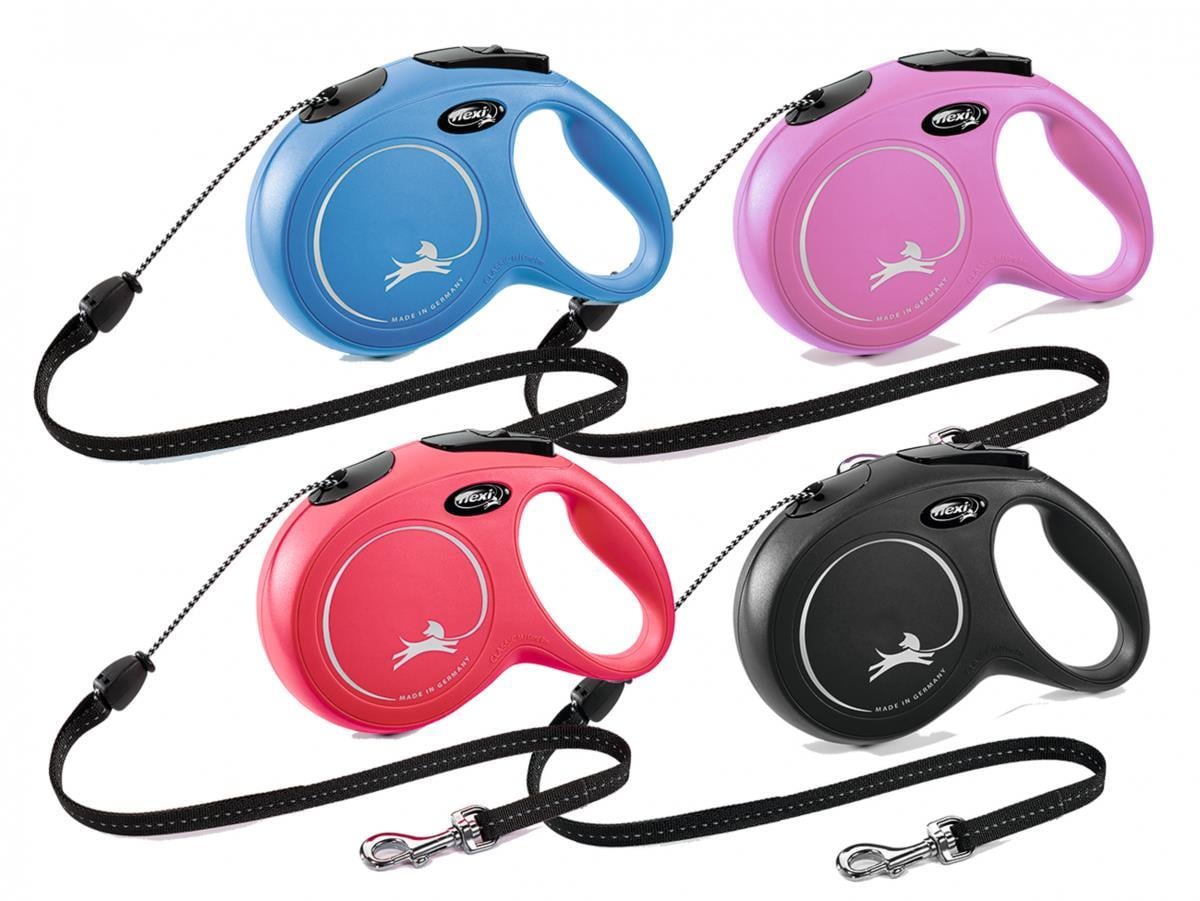 Flexi New Classic Otomatik İp Köpek Gezdirme Kayışı 8m (Mavi) [M]