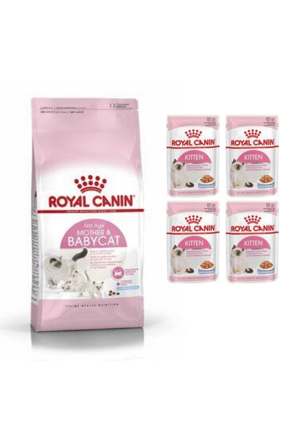 Mother & Babycat (anne & Yavru Kedi Maması) 2 Kg. + 4 Adet (kitten) Yaş Mama