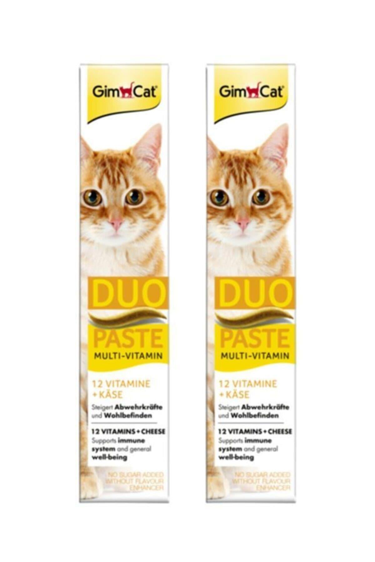 Multi-vitamin Duo Paste Peynirli Kedi Macunu 50 gr X 2 Adet