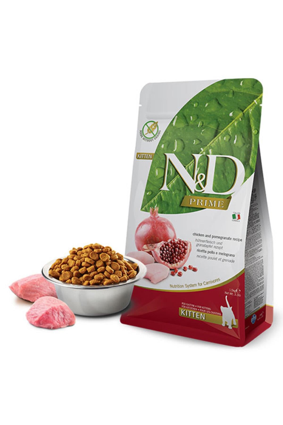 N&D Tavuklu Narlı Tahılsız Kedi Maması 1.5 Kg