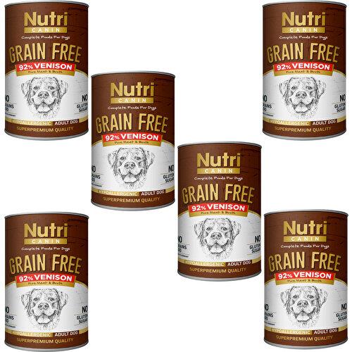 Nutri Canin Geyik Etli %92 Tahılsız 400GR Adult Nutri Canin Yaş Köpek Ma