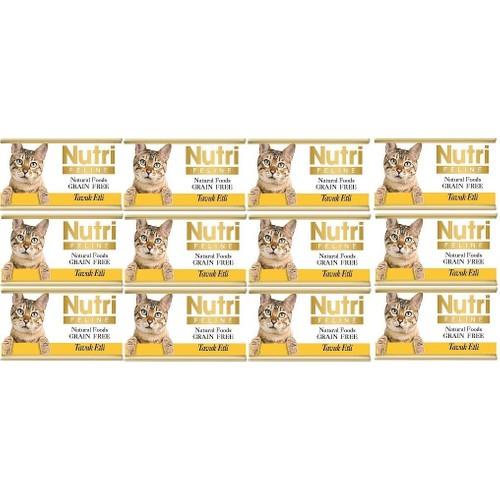 Nutri Feline Tavuk Etli Tahılsız Yetişkin Kedi Konservesi 85GR 12 Adet