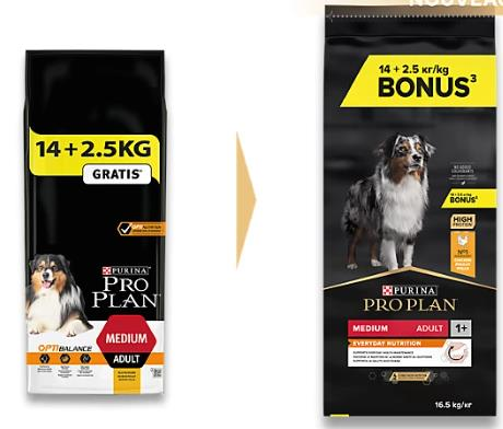 Proplan Medium Adult Tavuklu Yetişkin Köpek Maması 16,5 kg