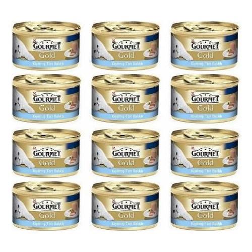 Purina Gourmet Gold Kıyılmış Ton Balığı Etli Kedi Konservesi 85 gr x 12'li Paket