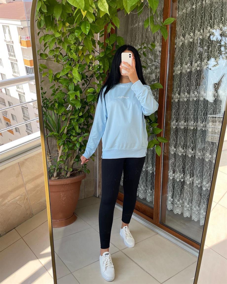 BEBE MAVİSİ SWEATSHİRT