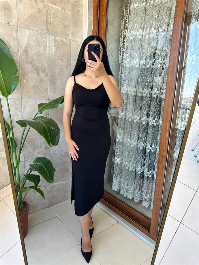 Buzy elbise askı kol