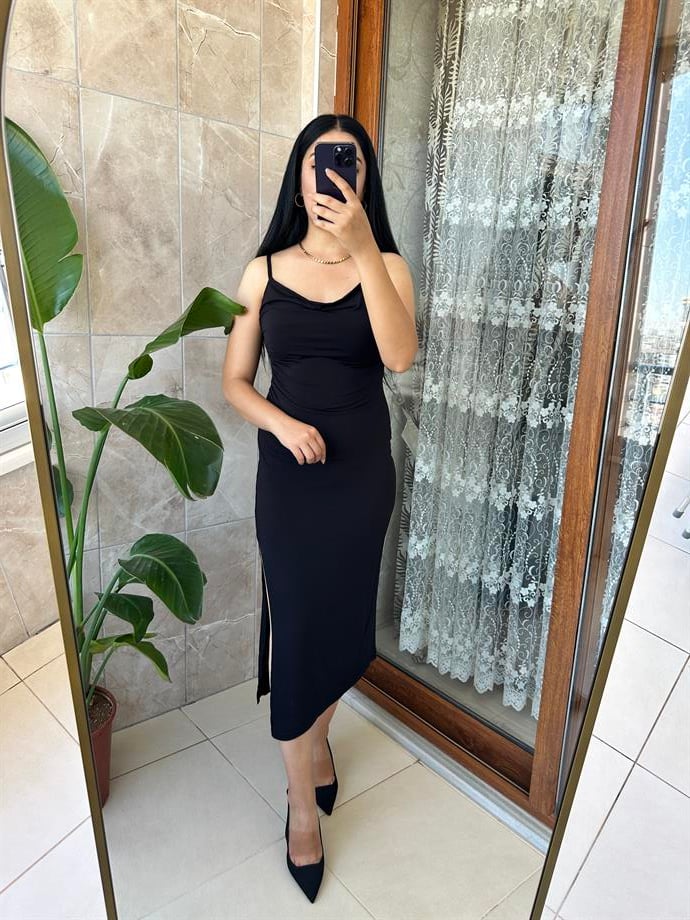 Buzy elbise askı kol