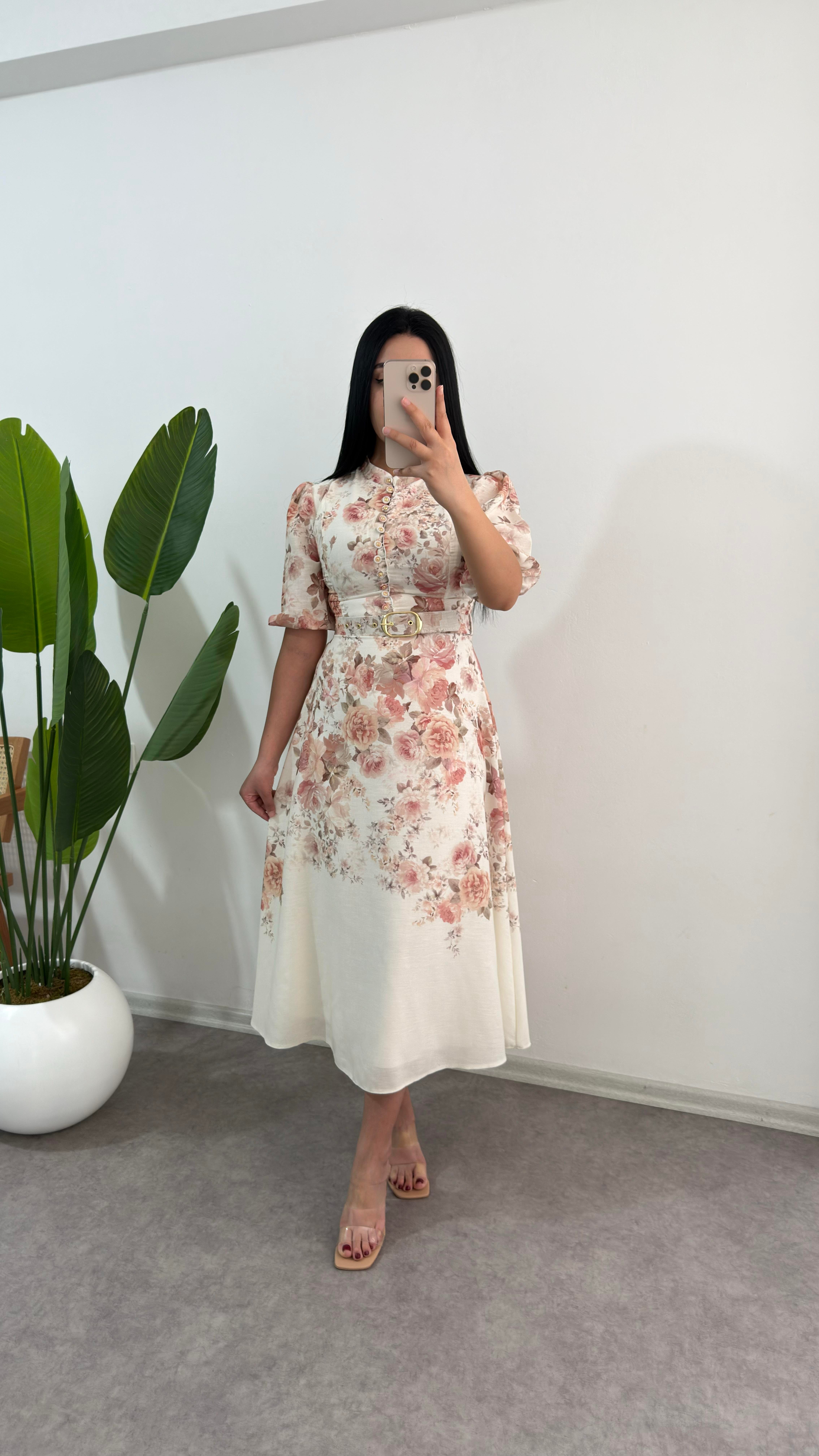 Çiçekli Prenses Elbise