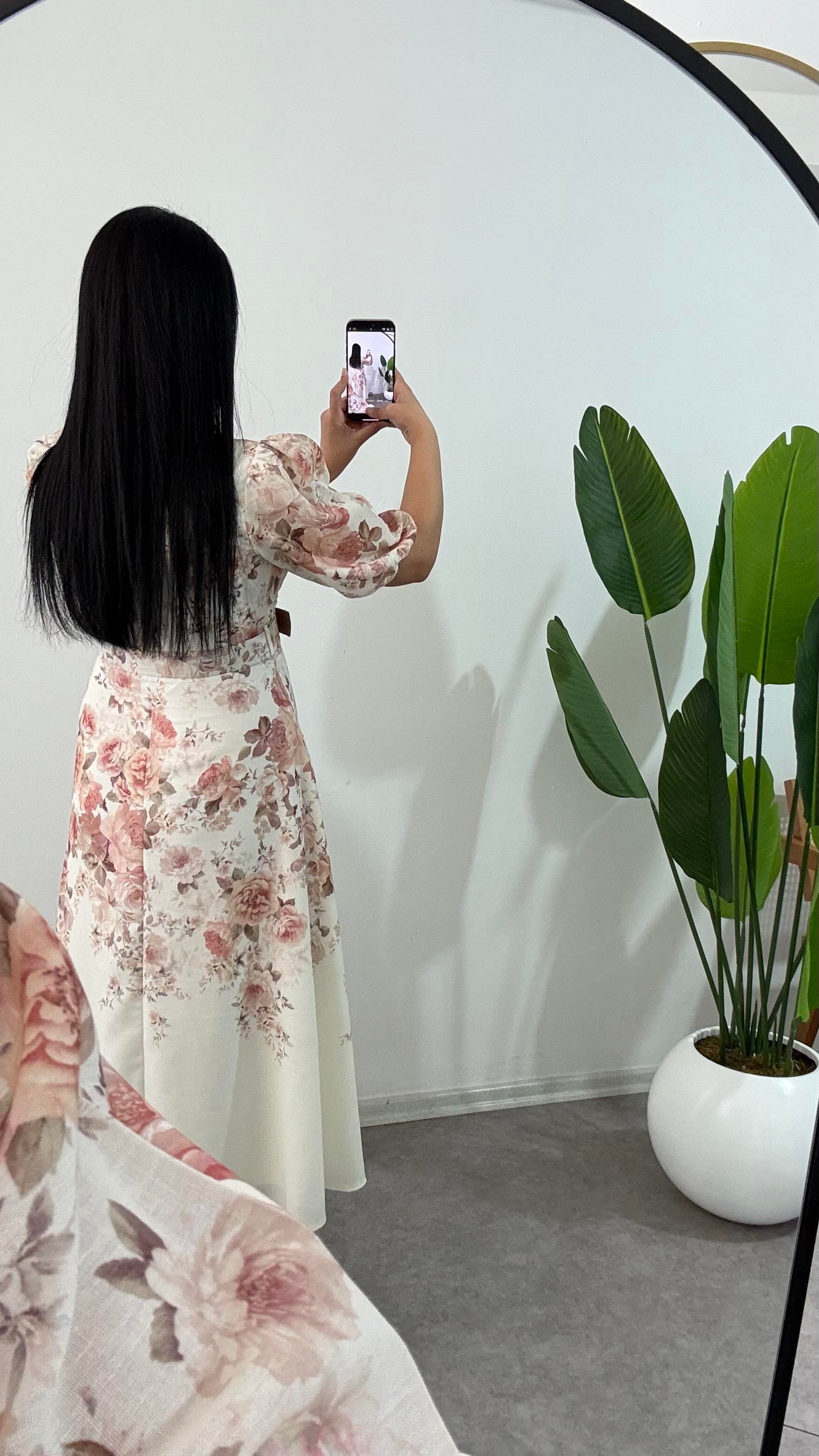 Çiçekli Prenses Elbise