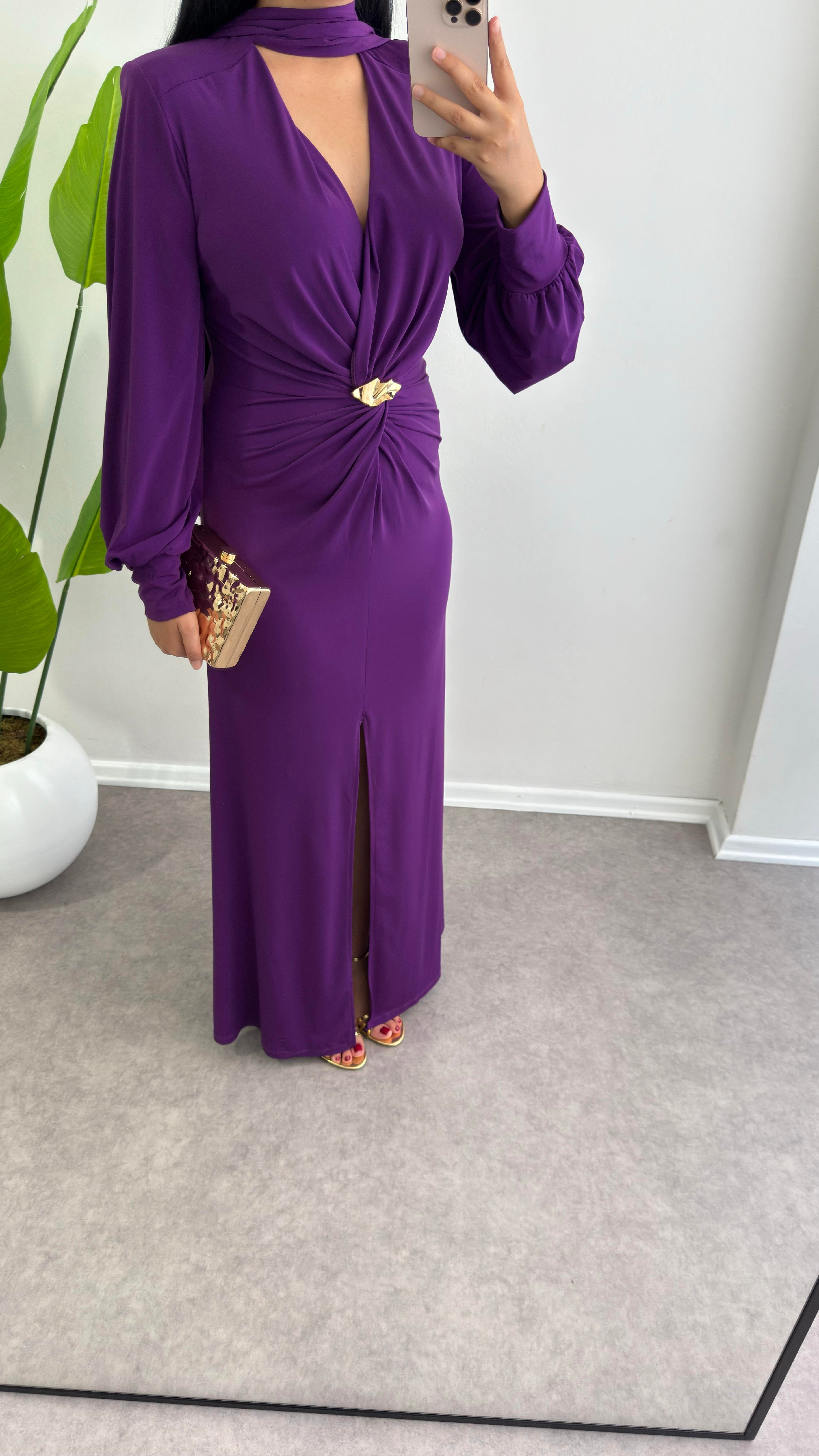 Lora Mor Sendy Kumaş Elbise 