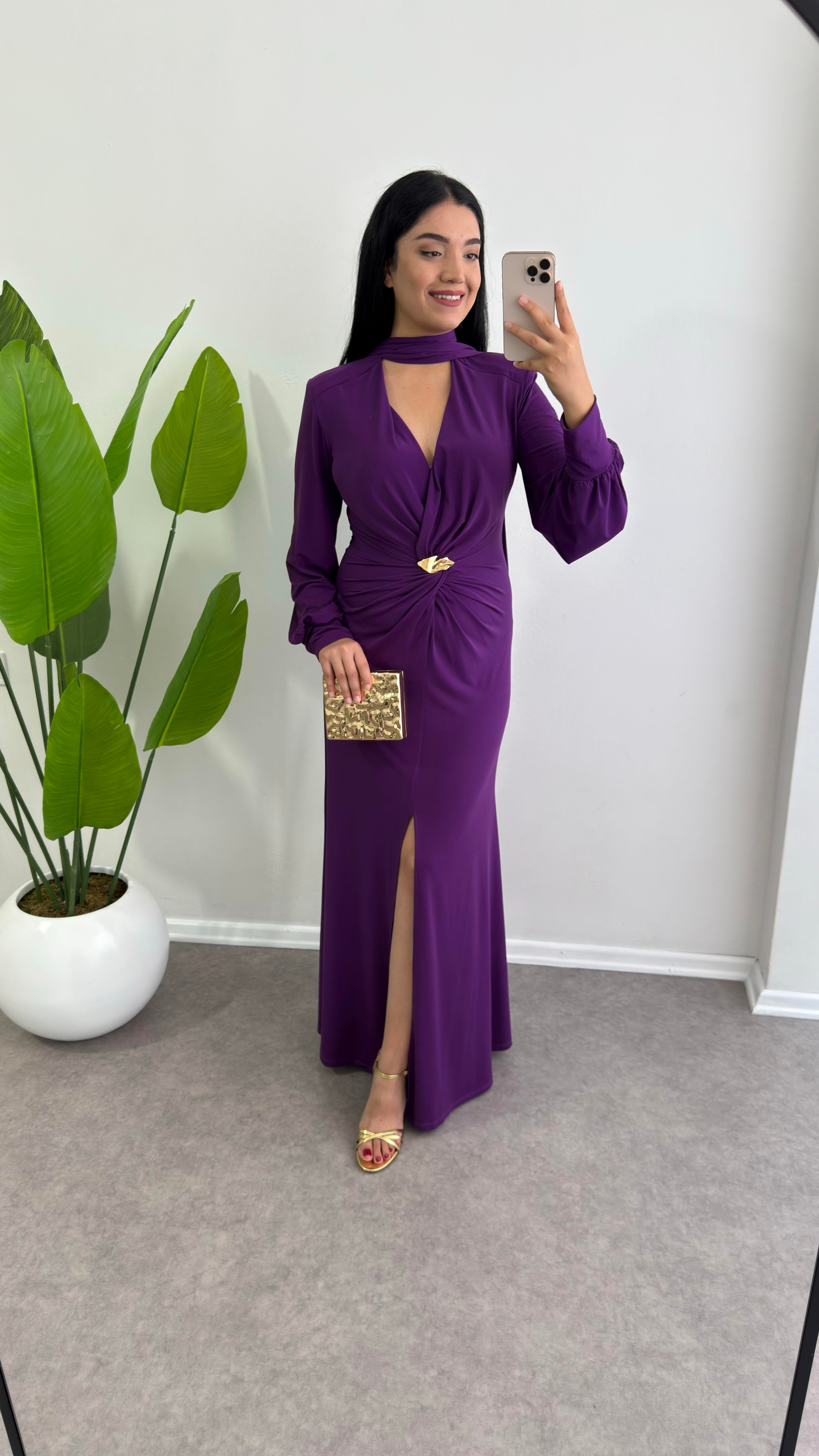 Lora Mor Sendy Kumaş Elbise 