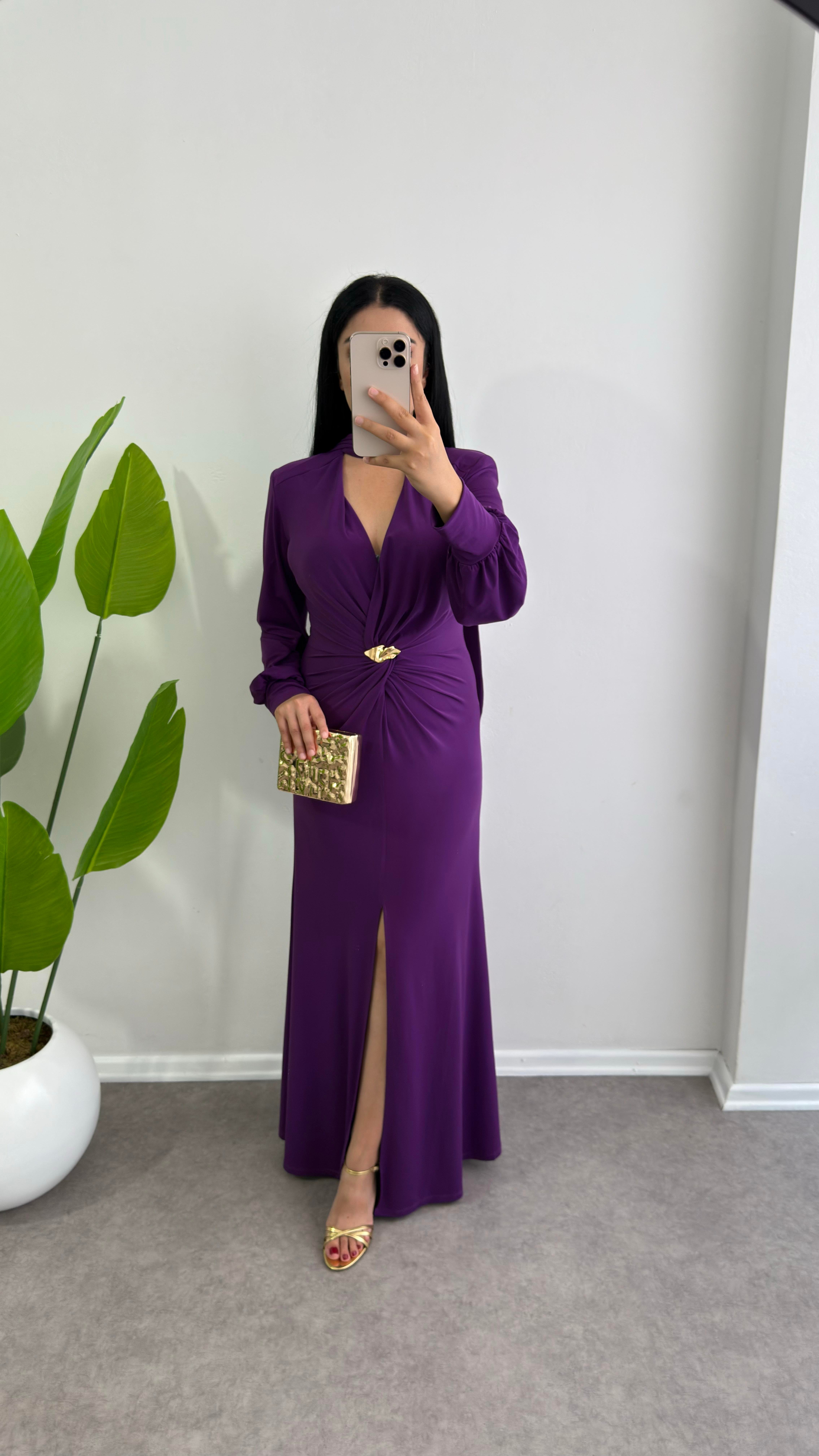 Lora Mor Sendy Kumaş Elbise 