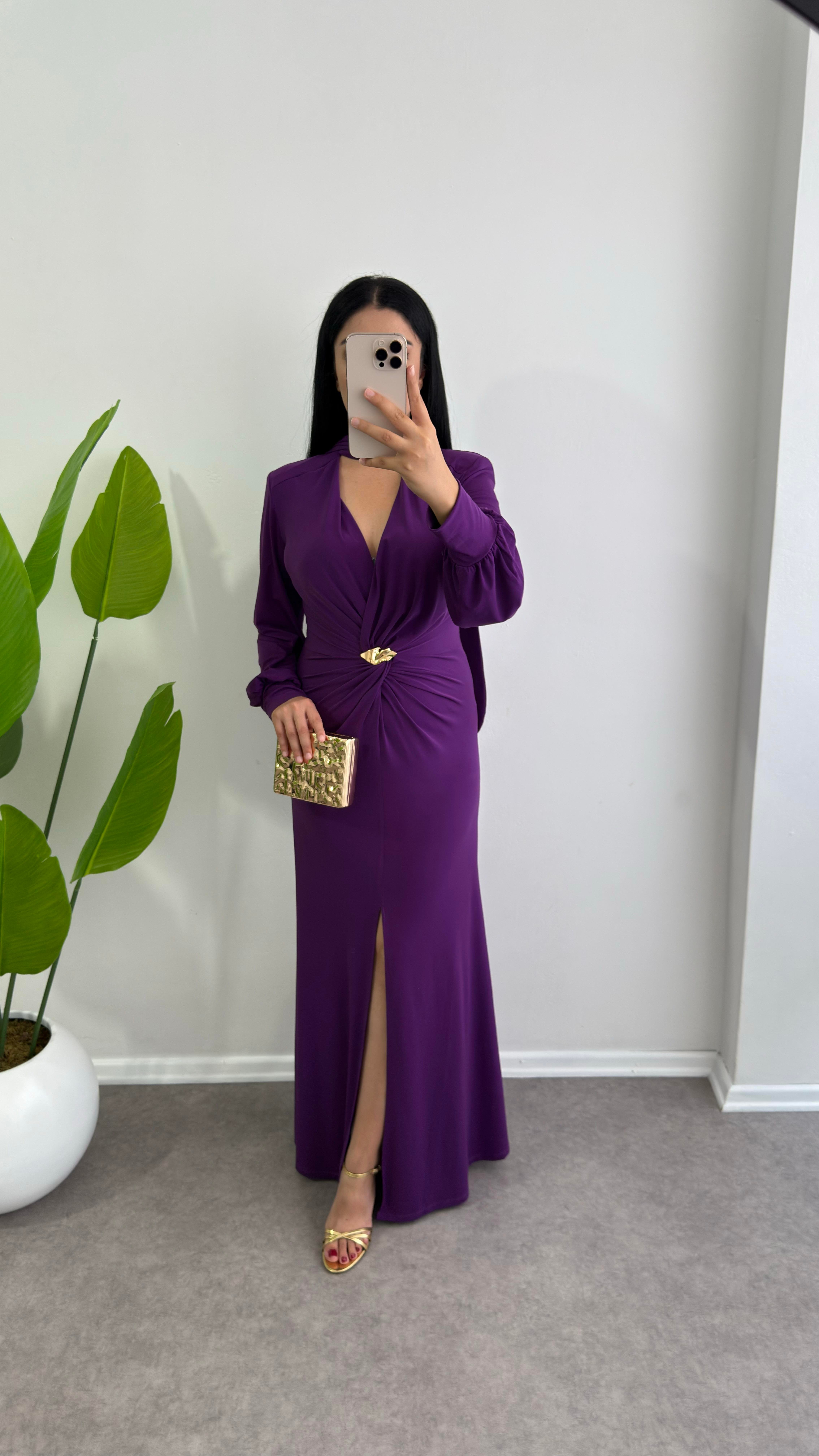 Lora Mor Sendy Kumaş Elbise 