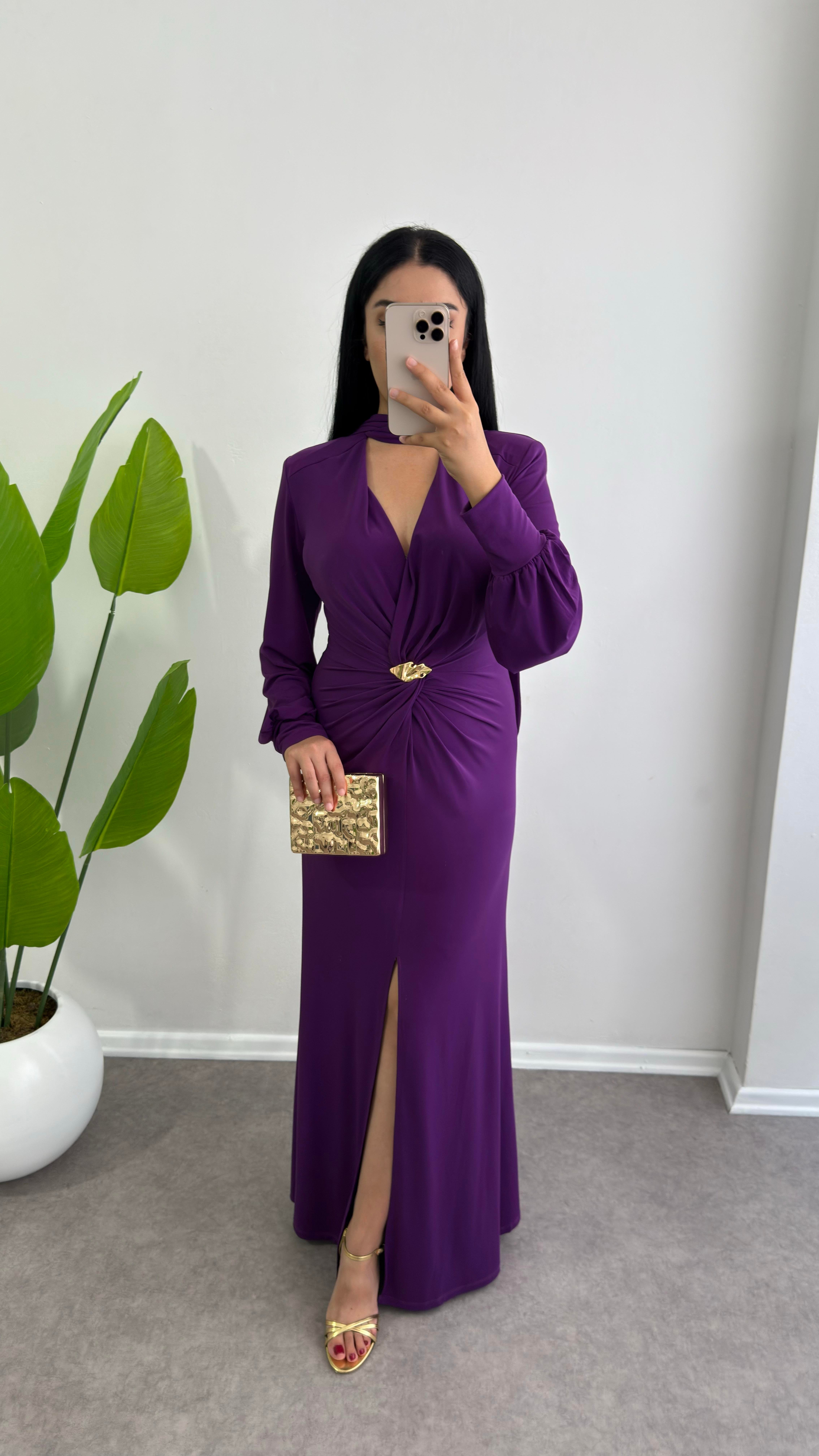 Lora Mor Sendy Kumaş Elbise 