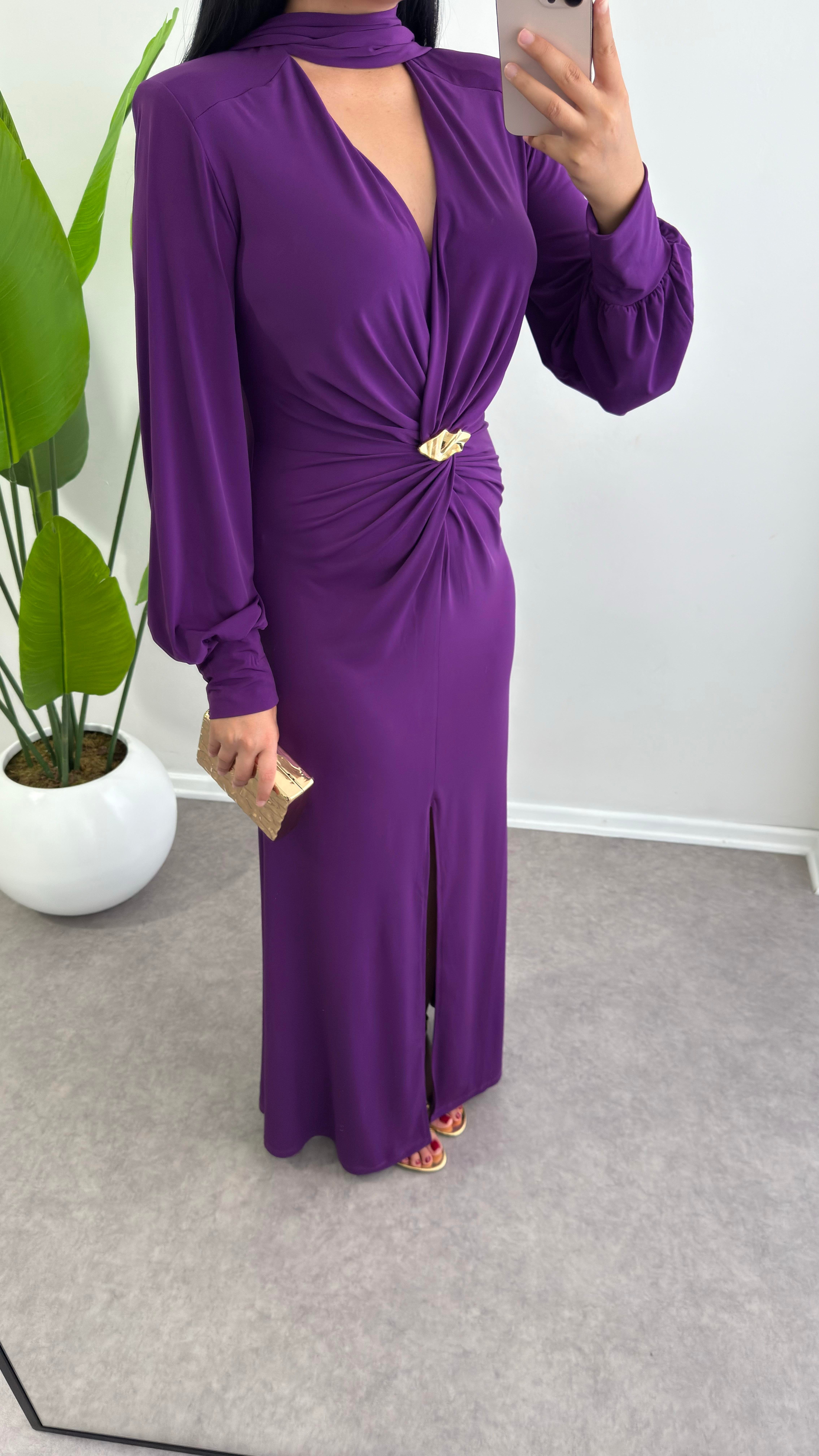 Lora Mor Sendy Kumaş Elbise 