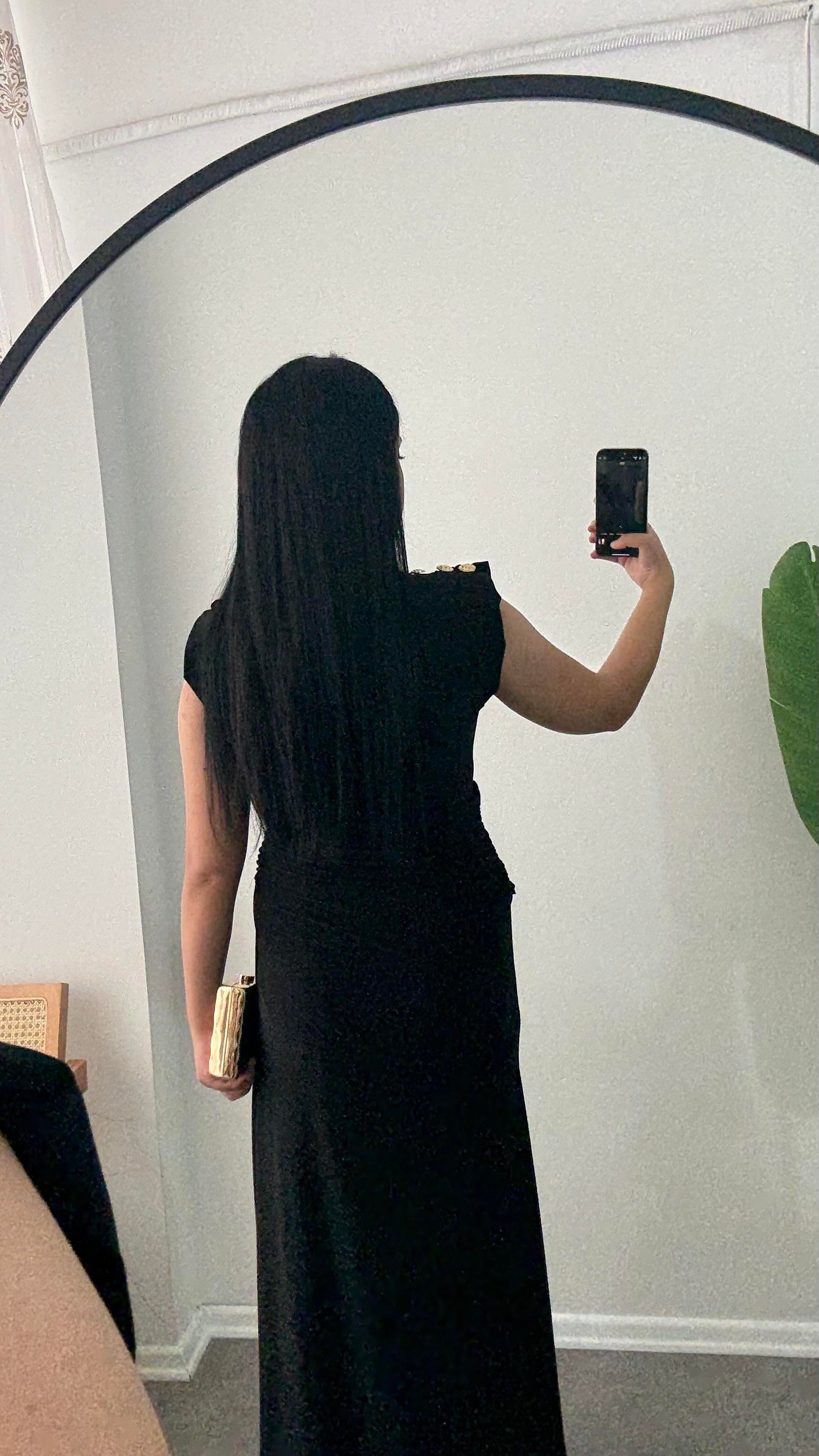 Mix Siyah Sendy Elbise