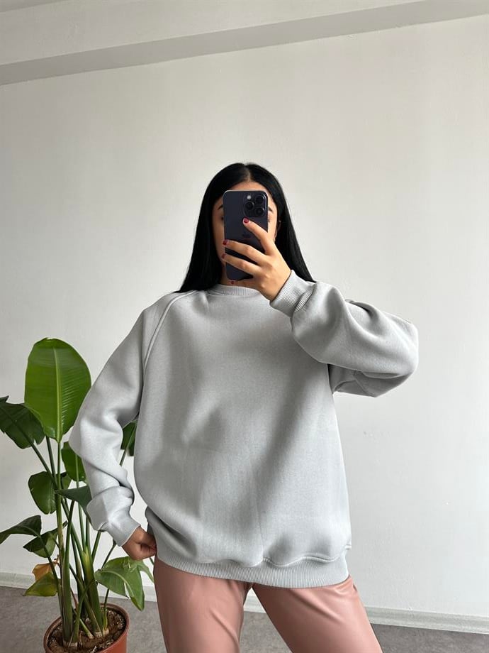 Polarlı sweatshirt 