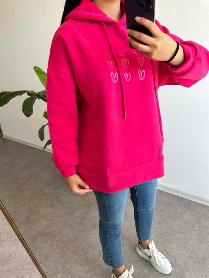 Polarlı sweatshirt
