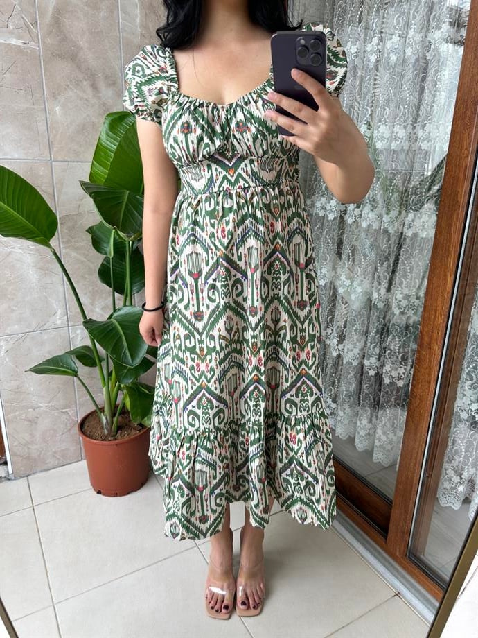 Poplin kumaş elbise