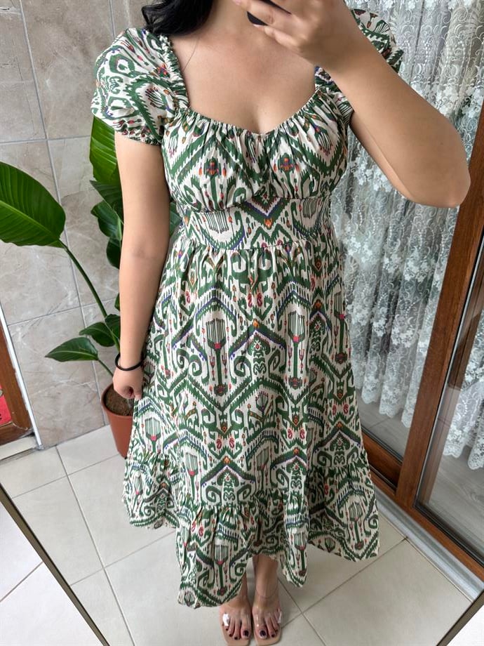 Poplin kumaş elbise