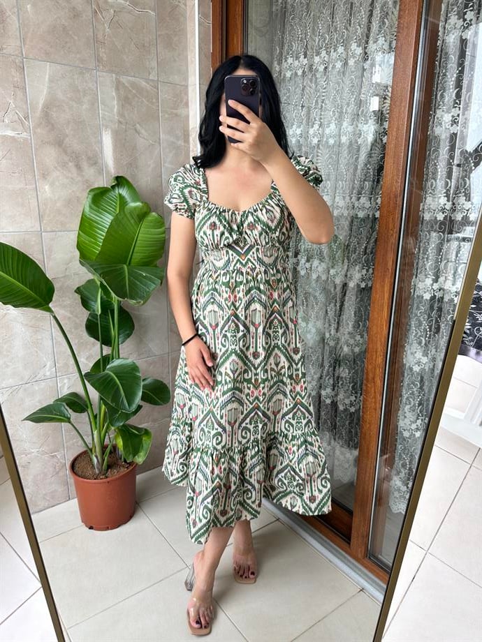 Poplin kumaş elbise