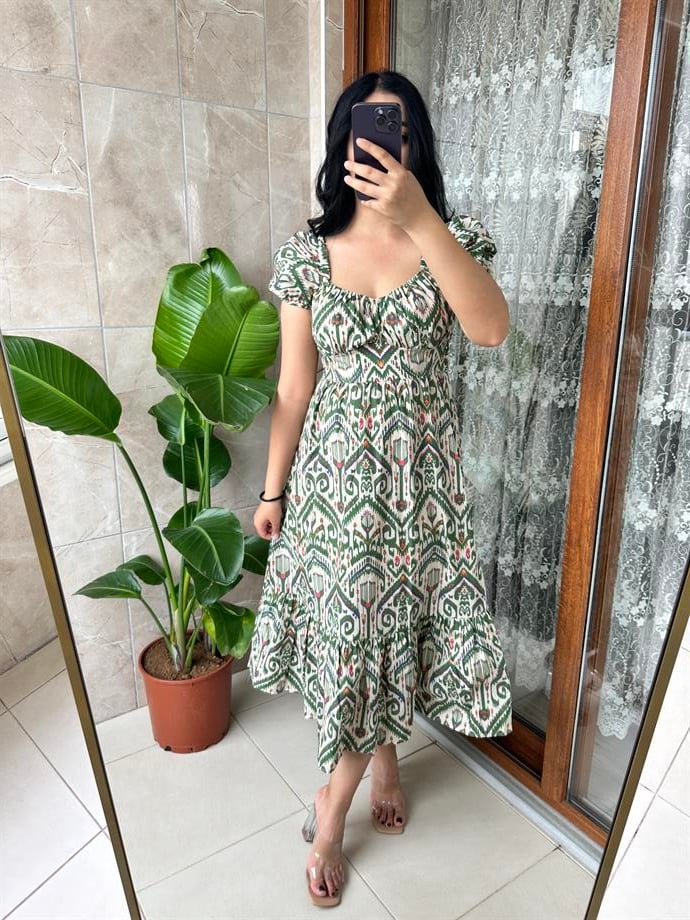 Poplin kumaş elbise