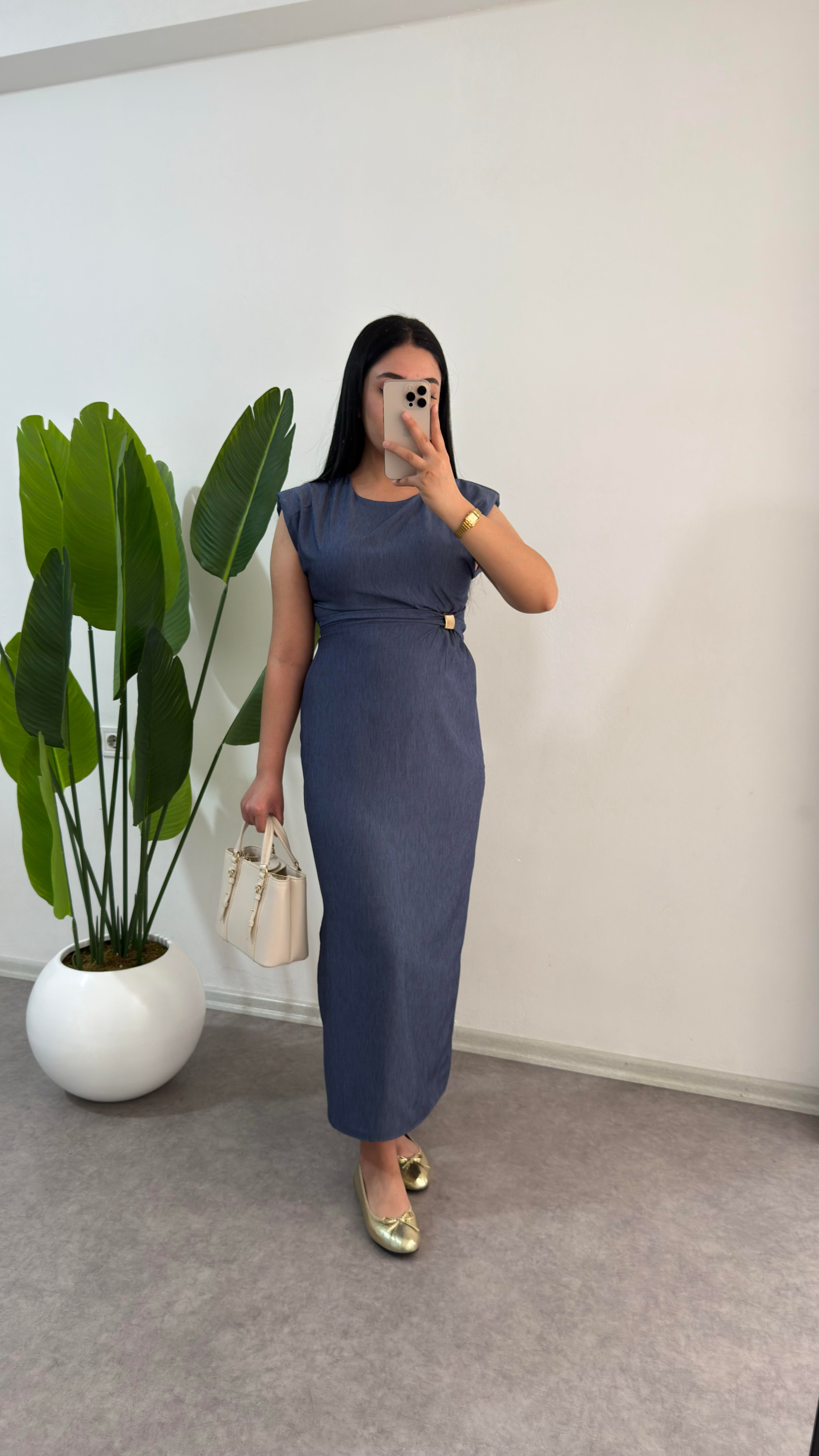 Viskon Kot Görünümlü Kumaş