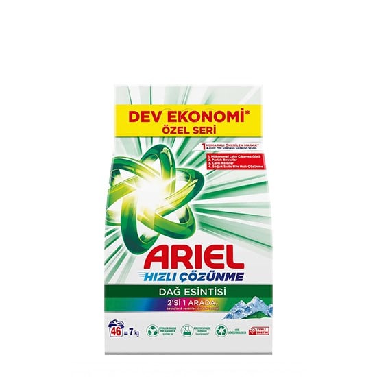 ARİEL MATİK 7kg AQUA BEYAZLAR VE RENKLİLER