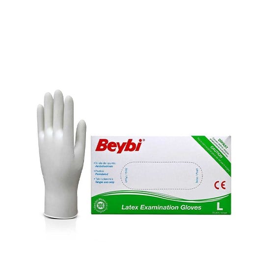 BEYBİ LATEX PUDRALI (M) 100'lü *20