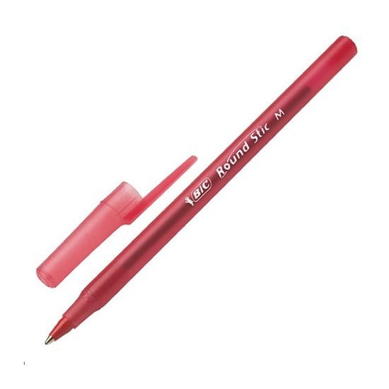 BİC ROUND STİCK TÜKENMEZ KALEM 1.00mm KIRMIZI*60 962667