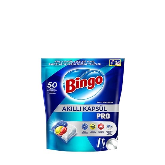BİNGO AKILLI BULAŞIK KAPSÜLÜ 50'Lİ PRO
