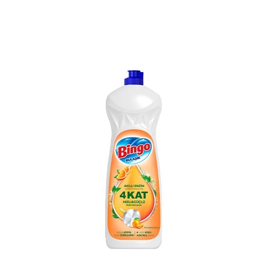 BİNGO BULAŞIK DETERJANI 650ml MANDALİNA *16