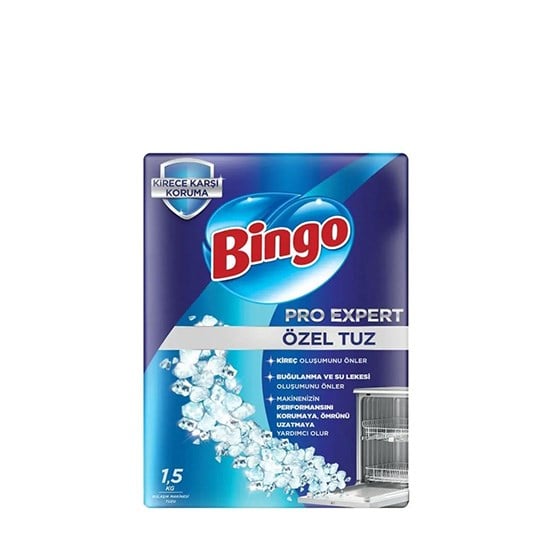 BİNGO BULAŞIK MAKİNASI TUZU 1.5kg PRO EXPERT *12