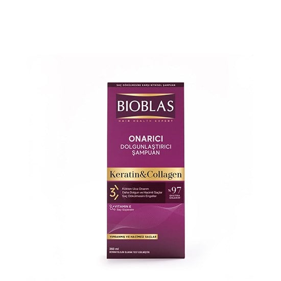 BİOBLAS ŞAMPUAN 360ml ONARICI KOLAJEN +KERATİN