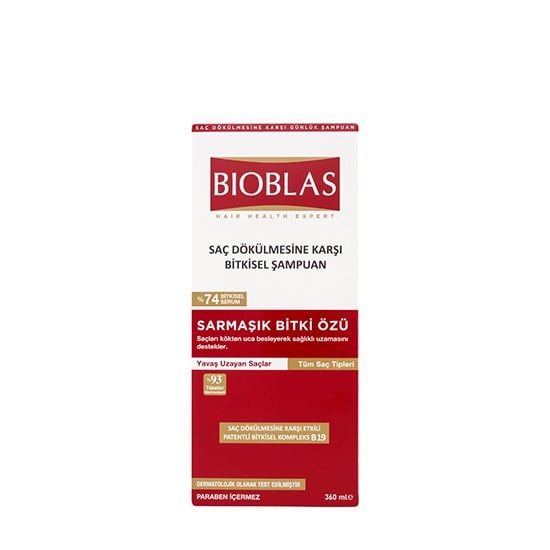 BİOBLAS ŞAMPUAN 360ml PHYTOSTEROL -YAVAŞ UZAYAN