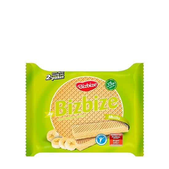 BİZBİZE GOFRET 340gr MUZLU *12