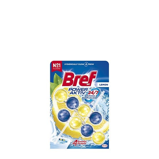 BREF KLOZET AKTİF TOP 2'Lİ 2x50gr LİMON *10
