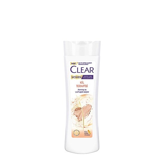 CLEAR ŞAMPUAN 350ml WOMEN KİL TERAPİSİ