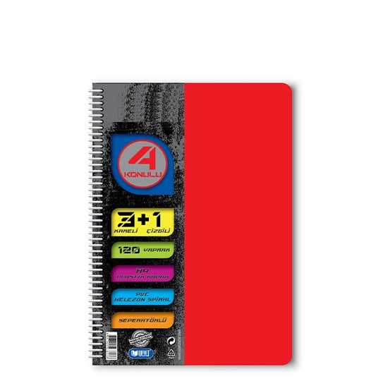 DEFTER AYRAÇLI A4 3+1 100Y