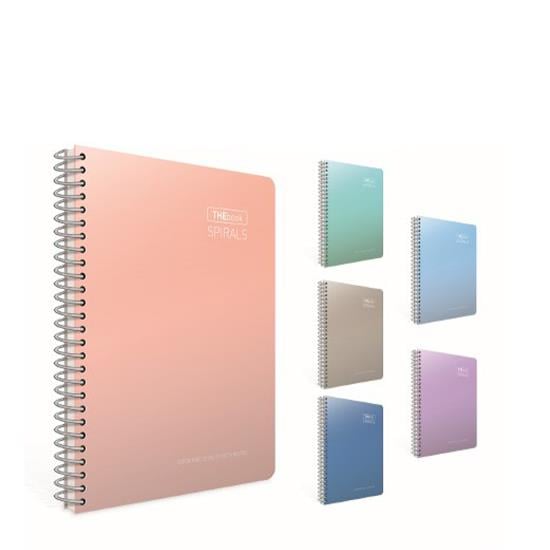 DEFTER GIPTA 17x24 100Y THEBOOK SPRALLİ SERT KPK KARELİ