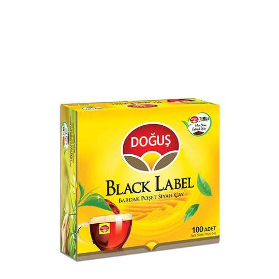 DOĞUŞ BLACK LABEL BARDAK ÇAY 100LÜ*8