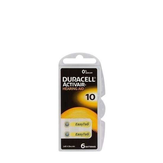DURACELL ACT.10 6'lı İŞİTME CİHAZI PİLİ