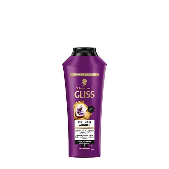 GLISS ŞAMPUAN 400ml FULL HAİR WONDER*12