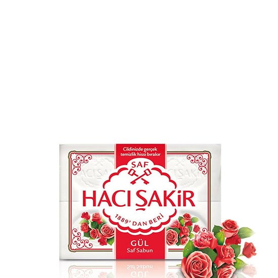 HACI ŞAKİR SABUN 600gr GÜL *15