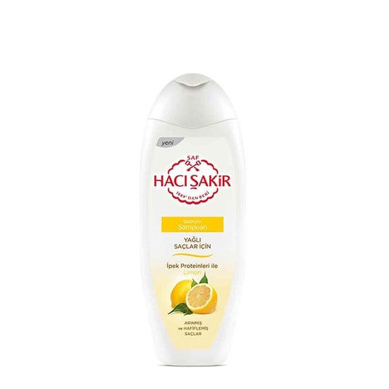 HACI ŞAKİR ŞAMPUAN 500ml YAĞLI SAÇ LİMON 2+1 *12