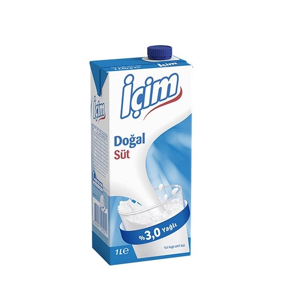 İÇİM SÜT 1lt %3 TAM YAĞLI *12