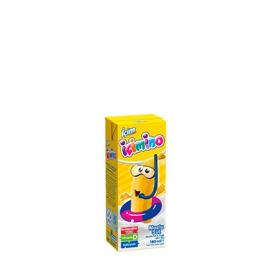 İÇİMİNO SÜT 180ml MUZLU *27